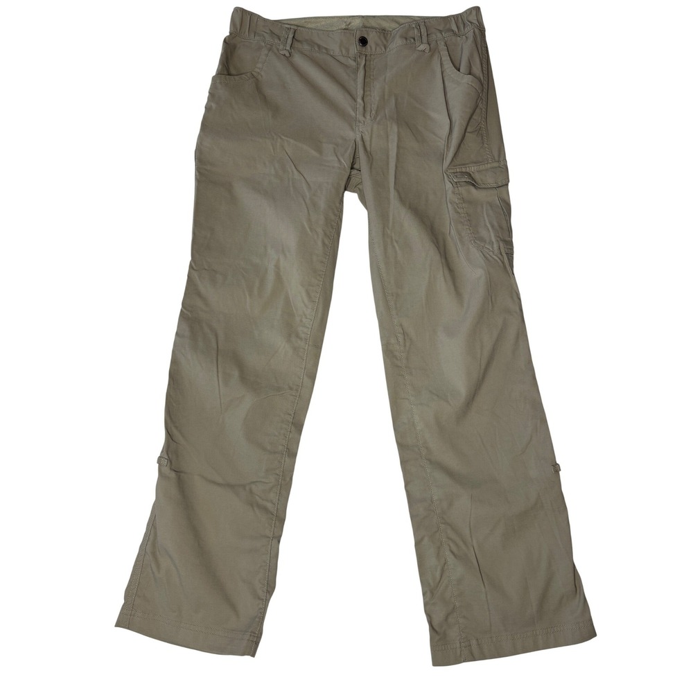 Duluth Trading Co Dry on the Fly Convertible Khaki Hiking Pants Size 14 x 33